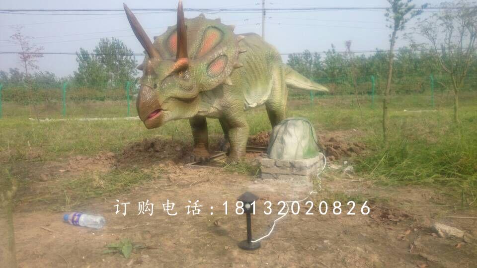 玻璃鋼恐龍雕塑，仿真恐龍雕塑 (4)