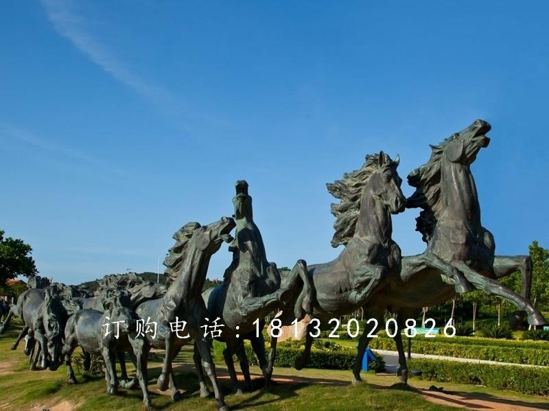 駿馬銅雕，廣場(chǎng)銅雕馬