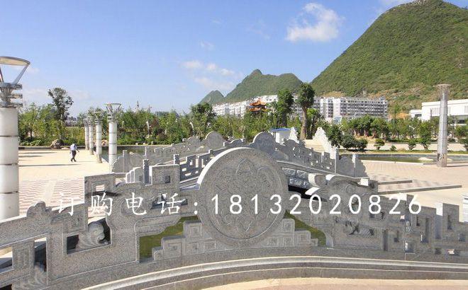 石雕欄板，青石欄板雕塑