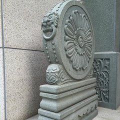 門鼓石雕，仿古青石門鼓石雕
