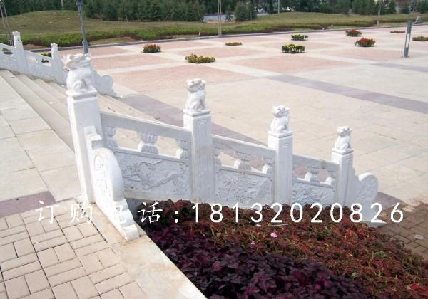 欄板石雕，漢白玉欄板欄桿