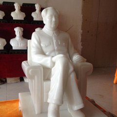 漢白玉偉人雕塑，毛主席石雕
