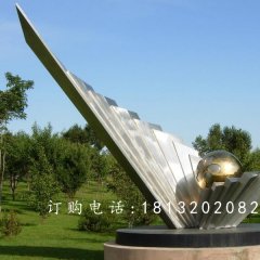 不銹鋼明珠雕塑，公園不銹鋼雕塑