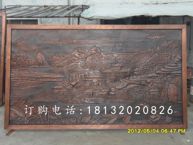 浮雕畫，廣場銅浮雕