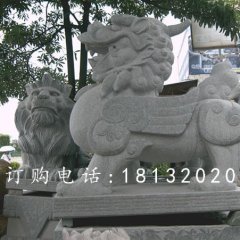 貔貅石雕，廣場(chǎng)大理石貔貅