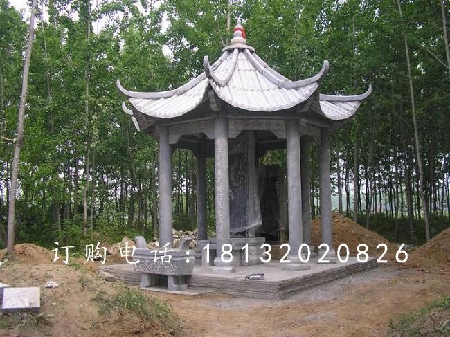 碑亭石雕，陵園涼亭石雕