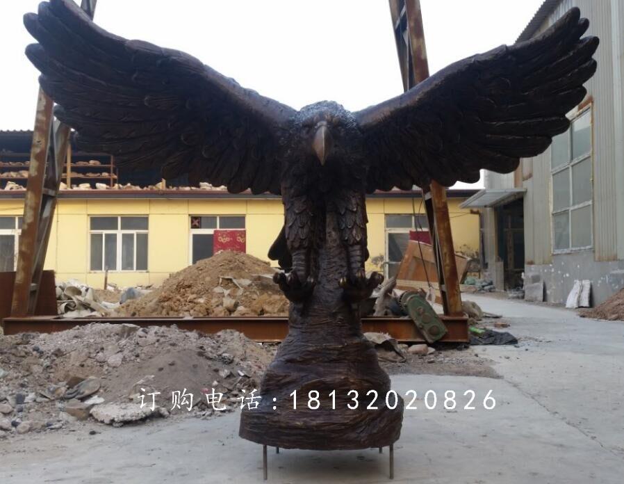雄鷹展翅銅雕，廣場銅雕鷹 (2)