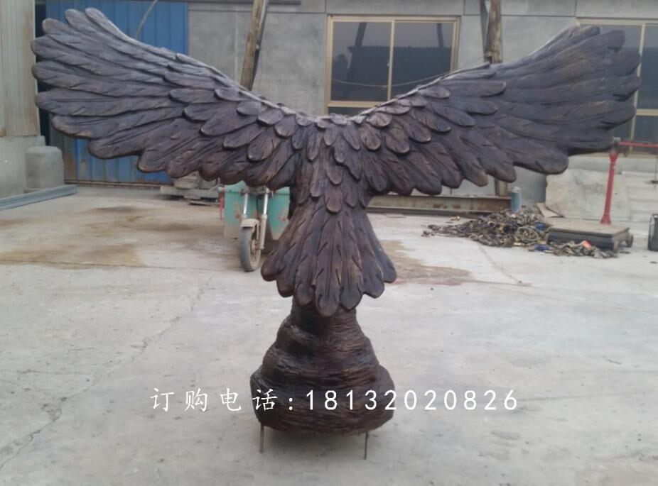 雄鷹展翅銅雕，廣場銅雕鷹 (3)