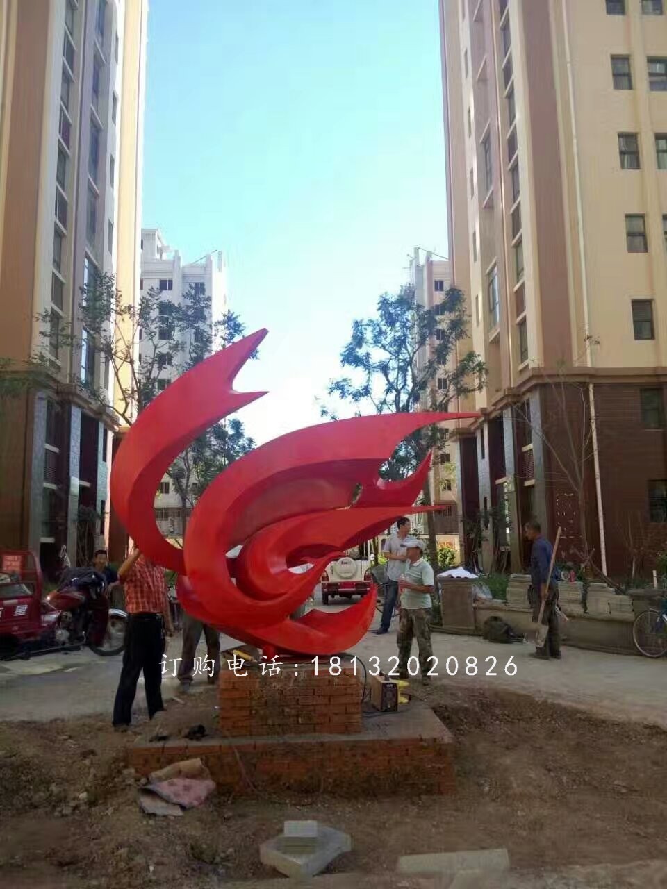 不銹鋼飛翔雕塑,小區(qū)景觀雕塑