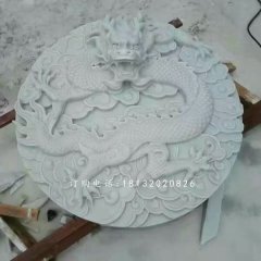 漢白玉石浮雕，石龍浮雕