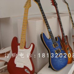 玻璃鋼吉他雕塑，玻璃鋼仿真樂器