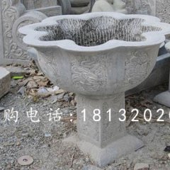 大理石花盆雕塑，花崗巖花盆