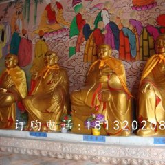 玻璃鋼十八羅漢雕塑，寺廟羅漢雕塑