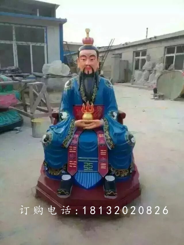 玻璃鋼鎮(zhèn)元子雕塑，神仙玻璃鋼雕塑