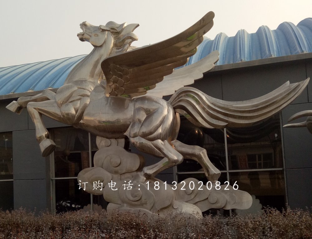 銅雕飛馬,廣場動(dòng)物銅雕
