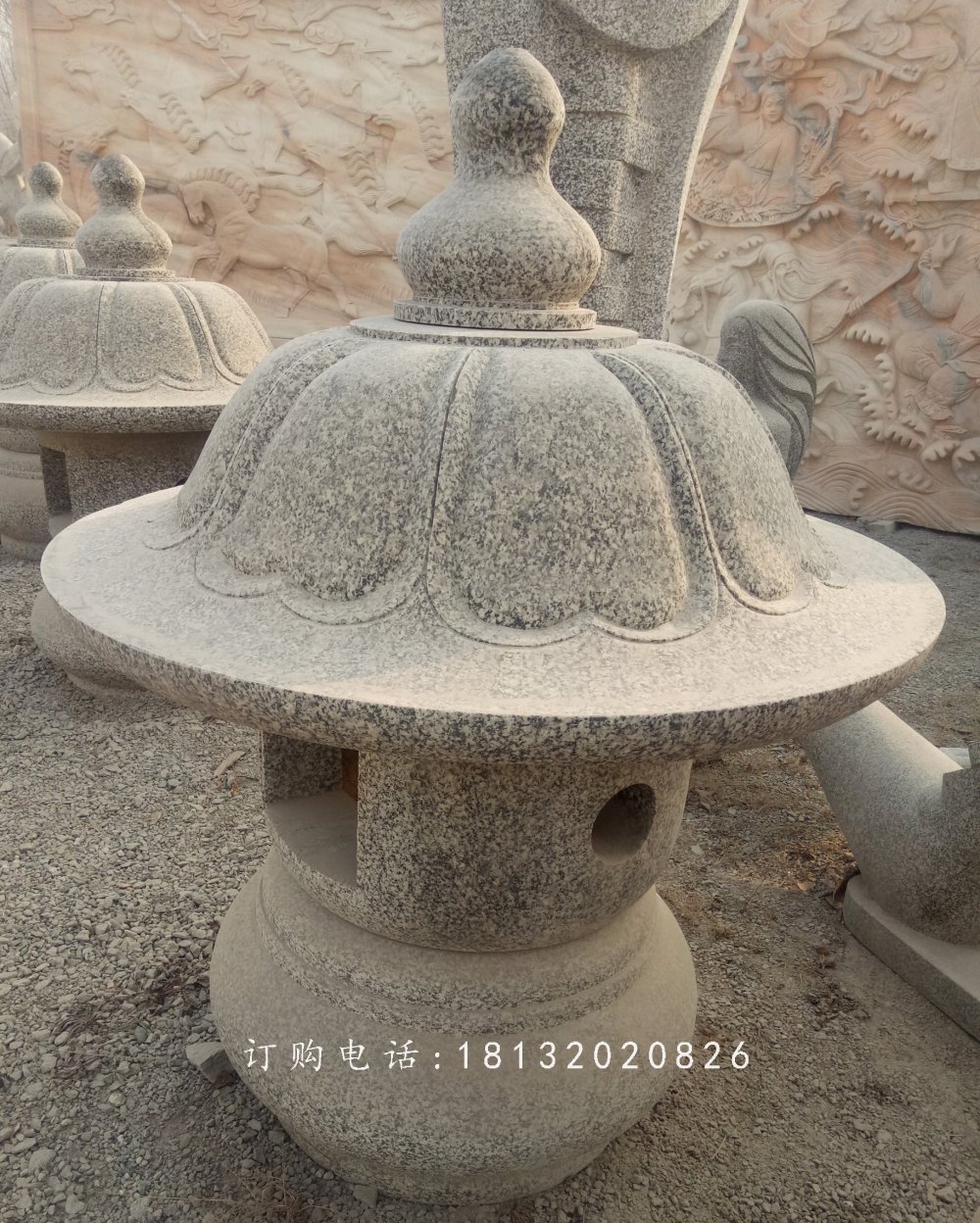 仿古石燈,寺廟石燈