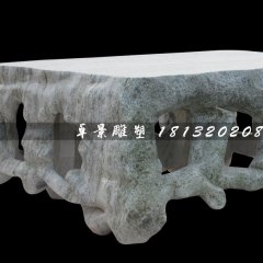 青石石桌，公園異形石桌