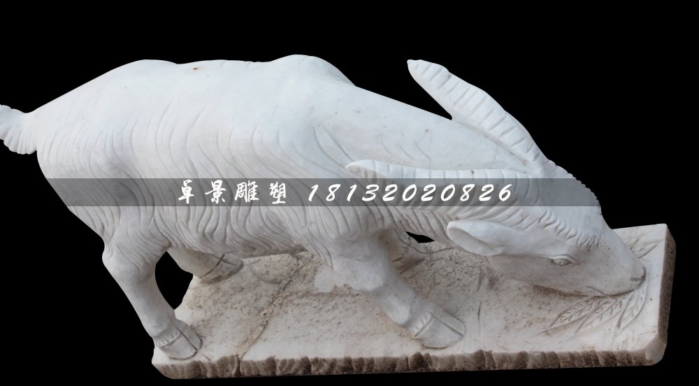 山羊石雕,大理石山羊雕塑