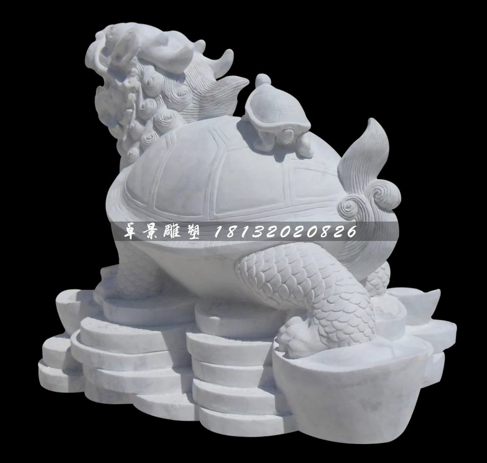 龍龜石雕，漢白玉招財(cái)龍龜?shù)袼? />
                    <div   id=