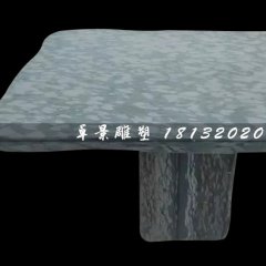 石雕方桌，大理石方桌雕塑