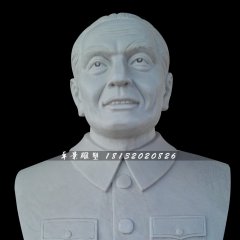 李四光石雕，科學家胸像石雕