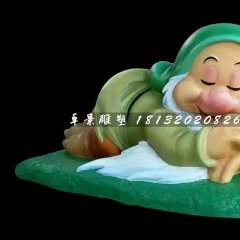 小矮人雕塑，玻璃鋼卡通雕塑