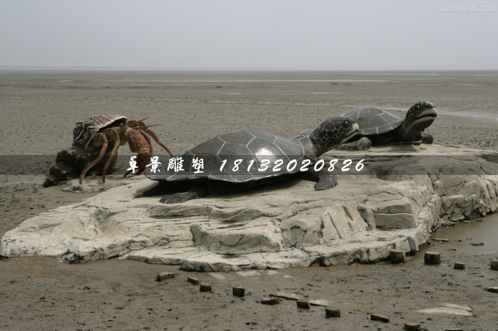 玻璃鋼烏龜?shù)袼?，仿真烏龜?shù)袼?(2)