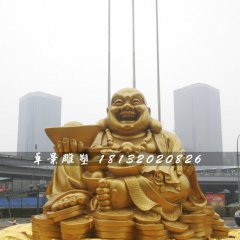 彌勒佛銅雕，廣場大型銅佛像