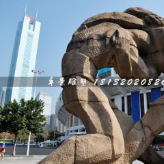 搏擊者石雕，廣場景觀石雕