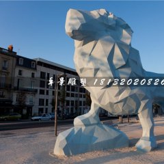 獅子石雕，抽象動(dòng)物石雕
