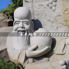 老壽星石雕，大理石神仙雕塑