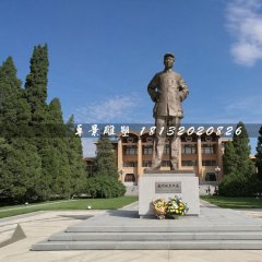毛主席站像銅雕，廣場偉人銅雕
