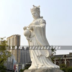 媽祖石雕，漢白玉神仙石雕