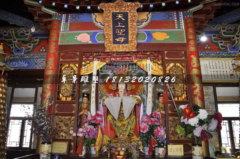 媽祖雕塑，玻璃鋼神仙雕塑