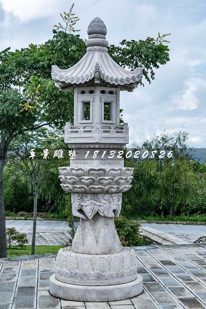 石燈雕塑,公園景觀石雕