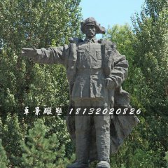 楊靖宇將軍銅雕，抗戰(zhàn)烈士銅雕
