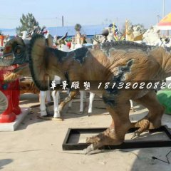 恐龍雕塑，玻璃鋼仿真動(dòng)物雕塑