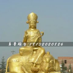 普賢菩薩雕塑，大型佛像銅雕