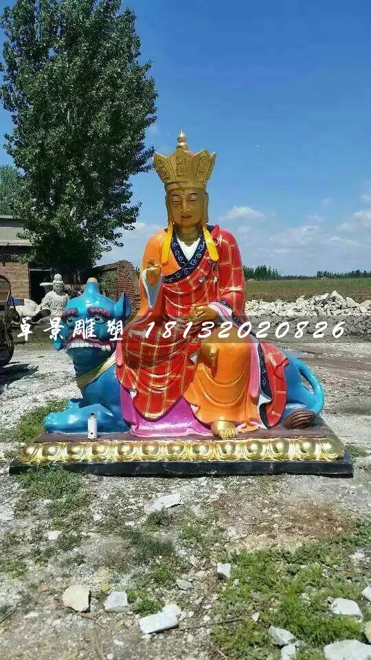 玻璃鋼地藏王雕塑，彩繪佛像雕塑