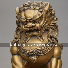 北京銅獅子，鑄銅獅子