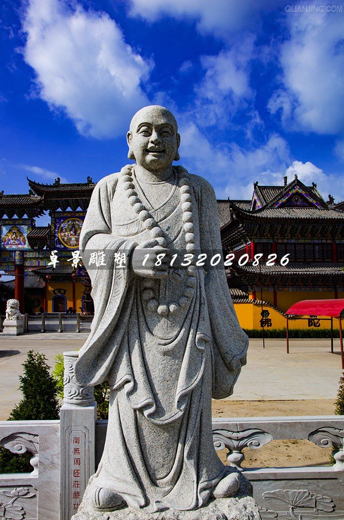 羅漢石雕，寺廟佛像石雕