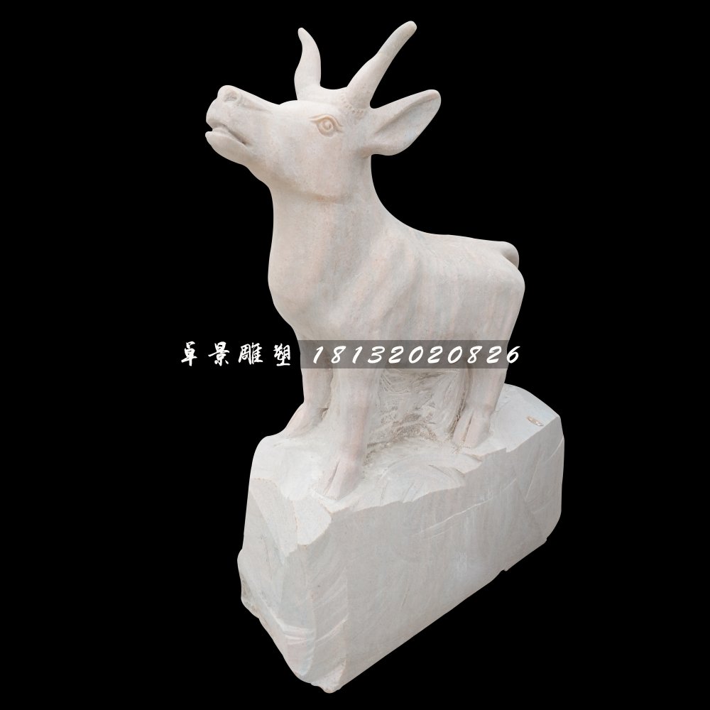 動(dòng)物石雕，大理石十二生肖雕塑 (2)