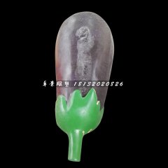 仿真茄子雕塑，玻璃鋼蔬菜