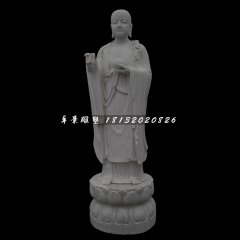 立式地藏王，大理石佛像