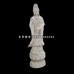 立式佛像，大理石觀音菩薩