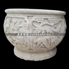 水缸，大理石水缸