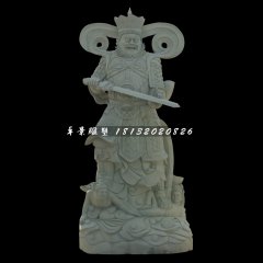 四大天王石雕，神仙石雕
