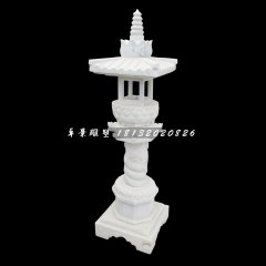 漢白玉燈，園林景觀石雕