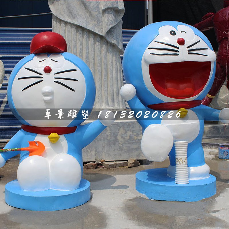 多啦a夢(mèng)雕塑，卡通動(dòng)漫雕塑 (2)