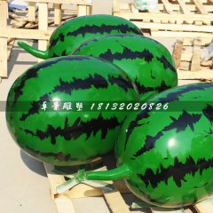 仿真西瓜雕塑，玻璃鋼水果雕塑